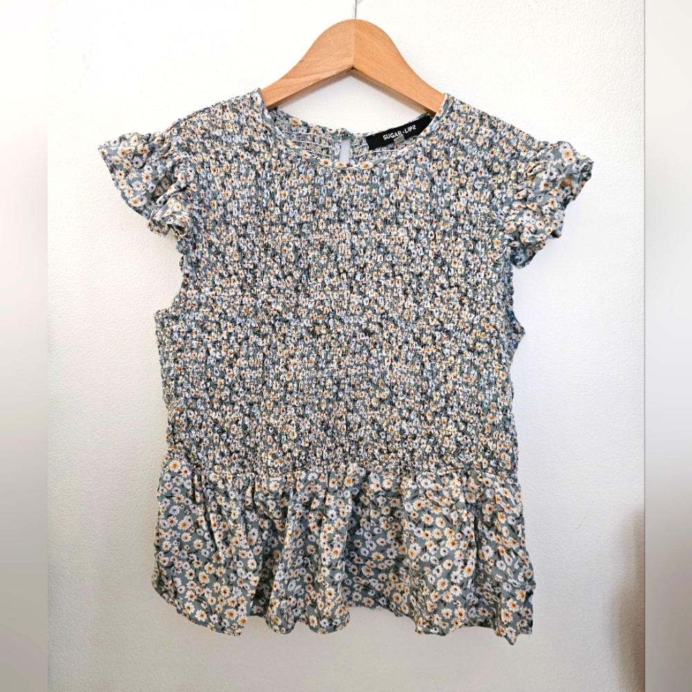 Floral Smocked Top